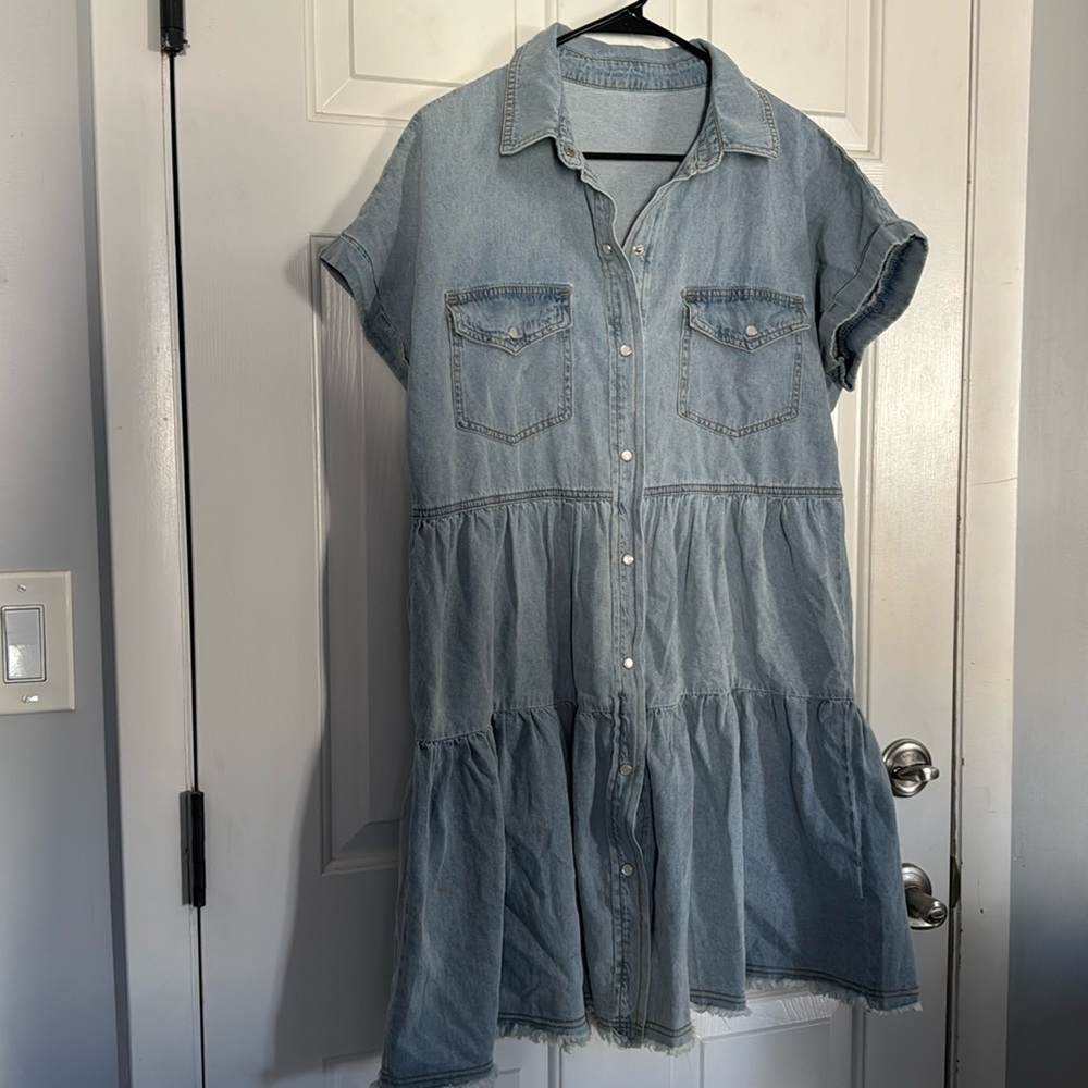Denim dress